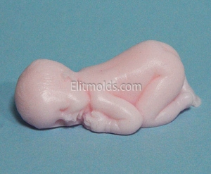 Sleeping kid 3D silicone mold