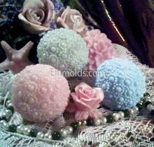Candle bubble 3D silicone mold