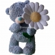 Teddy with a camomile 3D silicone mold