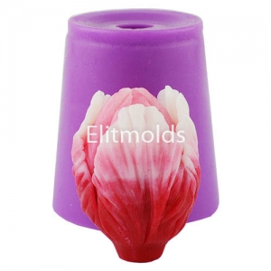 Tulip foxtrot closed bud 33 g silicone mold