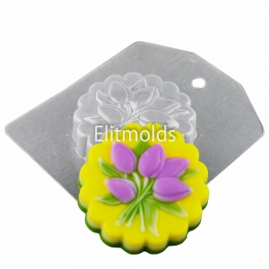 Tulips in a bouquet 55 g Plastic mold