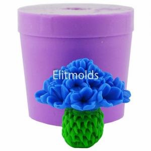 cornflower large 3D silicone mold